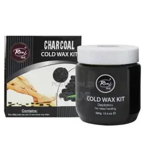 Rivaj Hair Removal Charcoal Cold Wax Kit 380g
