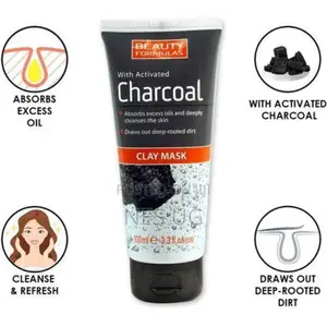 Beauty Formulas Activated Charcoal Clay Mask for All