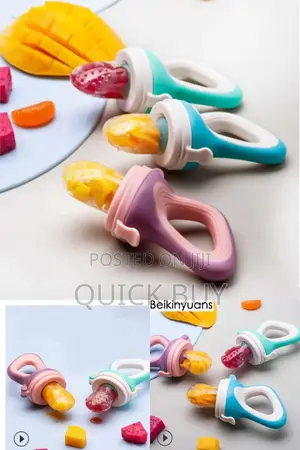 Baby Nipple Fresh Food Feeding Bit Bites Teether