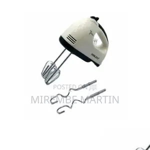 Sokany Super Hand Mixer 7 Speed White Grey.