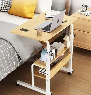 High Quality Adjustable Rolling Laptop Table