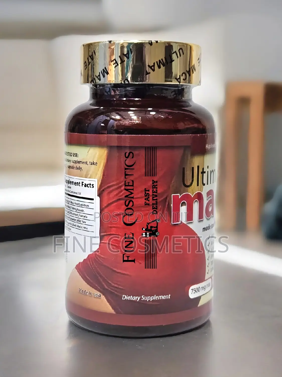 NEW ULTIMATE MACA PLUS |Hip and Butt Enlargement 120capsules
