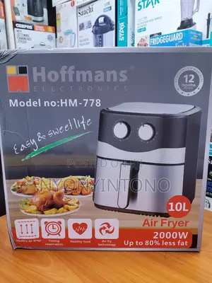 Hoffmans 10 Litres Time Power Saving Air Fryer Easy to Use