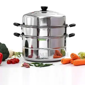 3 Layers Stainless Steel Cooking Pot Steamer