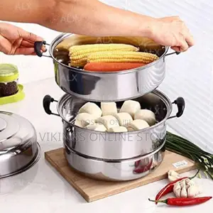 3 Layers Stainless Steel Cooking Pot Steamer