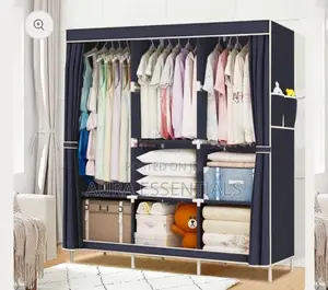 Standing Closet Clothes Storage Wardrobe