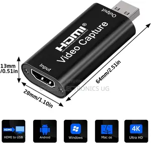 HDMI Video Capture Card HDMI to USB 2.0 Device for Streaming