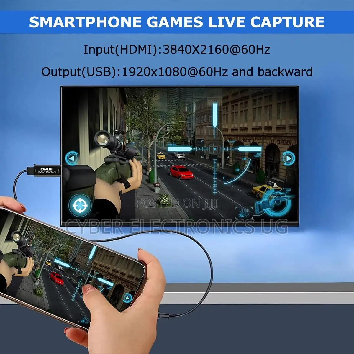 HDMI Video Capture Card HDMI to USB 2.0 Device for Streaming
