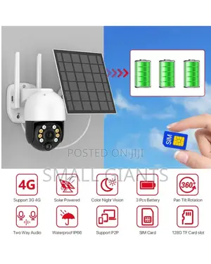 4G Sim Card Solar Wireless Outdoor Surveillance Camera