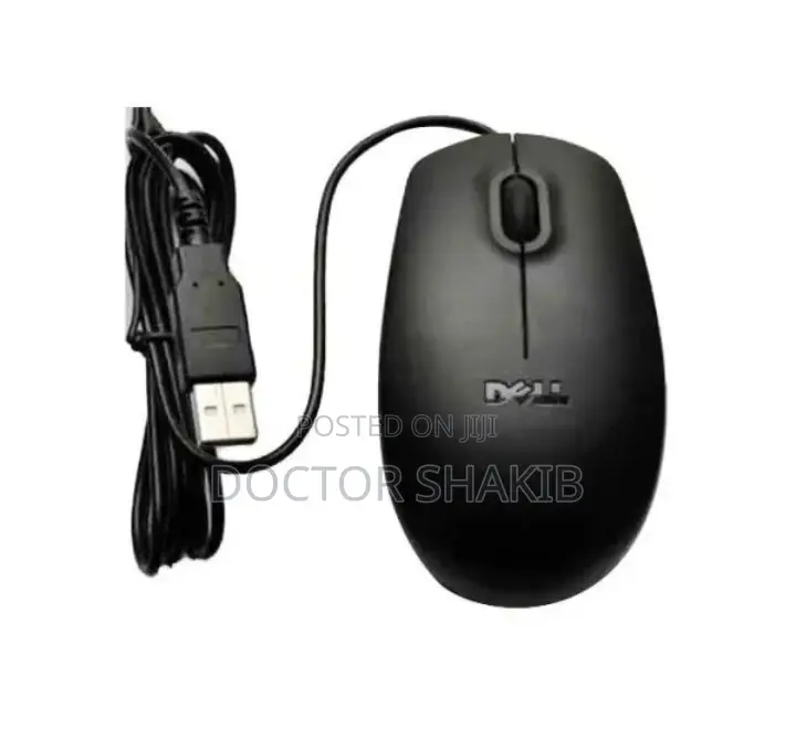 Dell Optical USB Wired Mouse With Scroll Wheel for Laptops