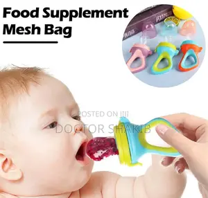 Portable Soft Net Soother Baby Silicone Fruit Pacifier