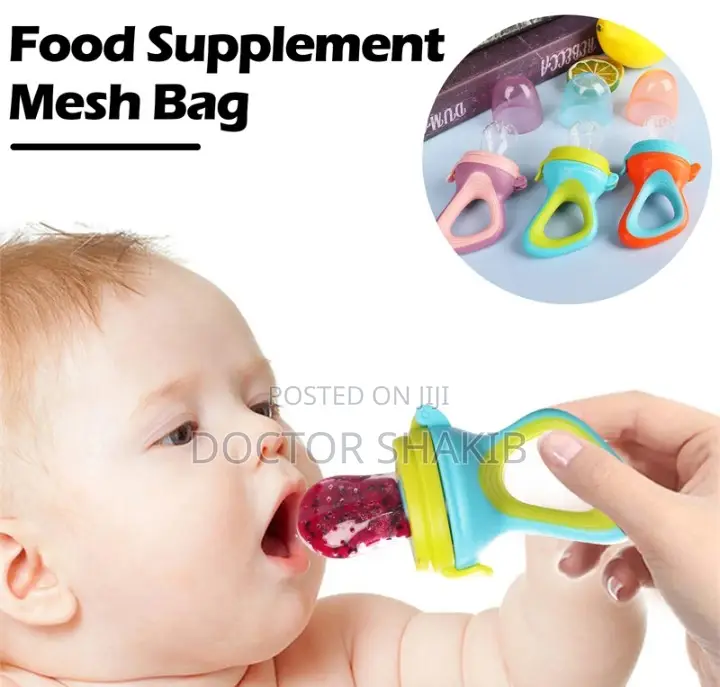 Portable Soft Net Soother Baby Silicone Fruit Pacifier