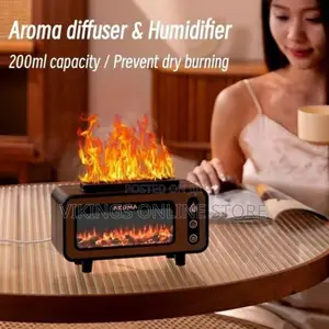 TV Fireplace Flame Aromatherapy Air Humidifier