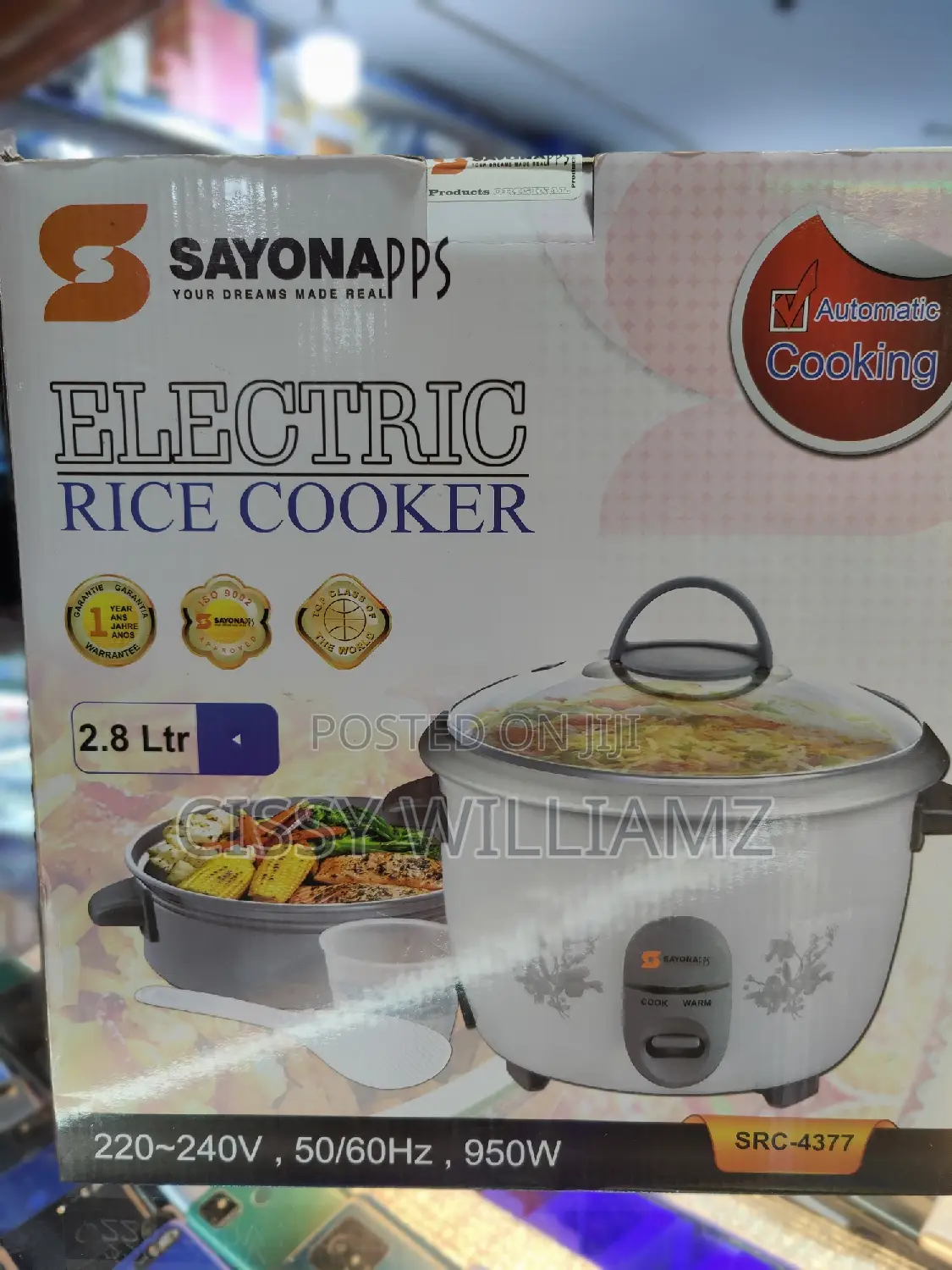 2.8l Electric Rice Cooker/Sayona Electric Rice Cooker 2.8l