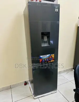 Chiq 340L Double Door Fridge With a Dispenser 5yr Warranty