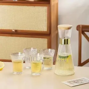 A Set of Water Jar and 4 Glasses