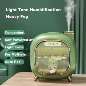 500ml Home Air Humidifier With Colorful Night Light,