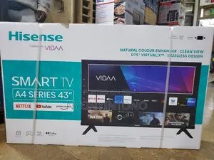 Hisense 43" Digital Smart Vidaa Frameless Tv.