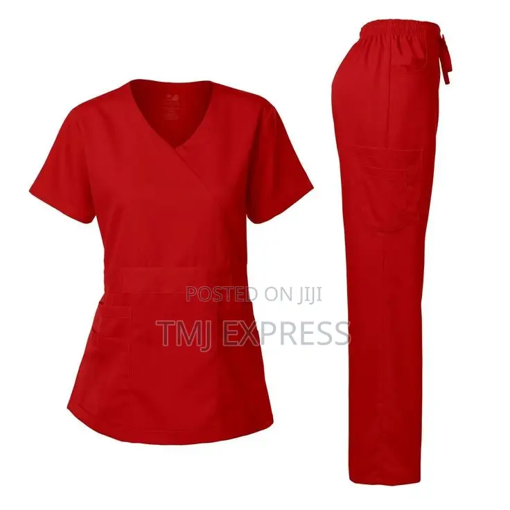 Good Quality Pv Cotton Material Scrubs Set