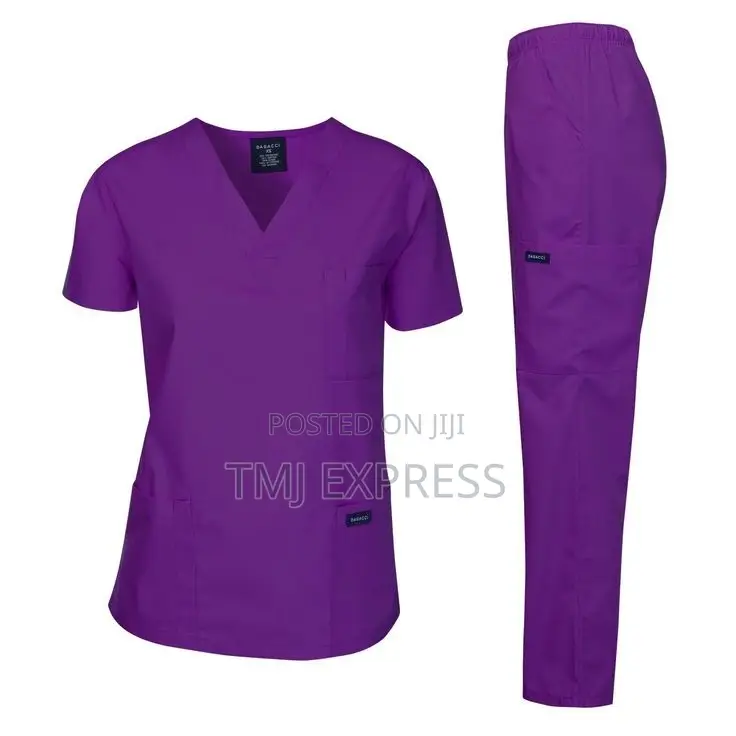 Good Quality Pv Cotton Material Scrubs Set