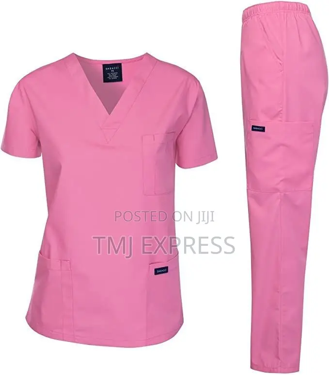 Good Quality Pv Cotton Material Scrubs Set