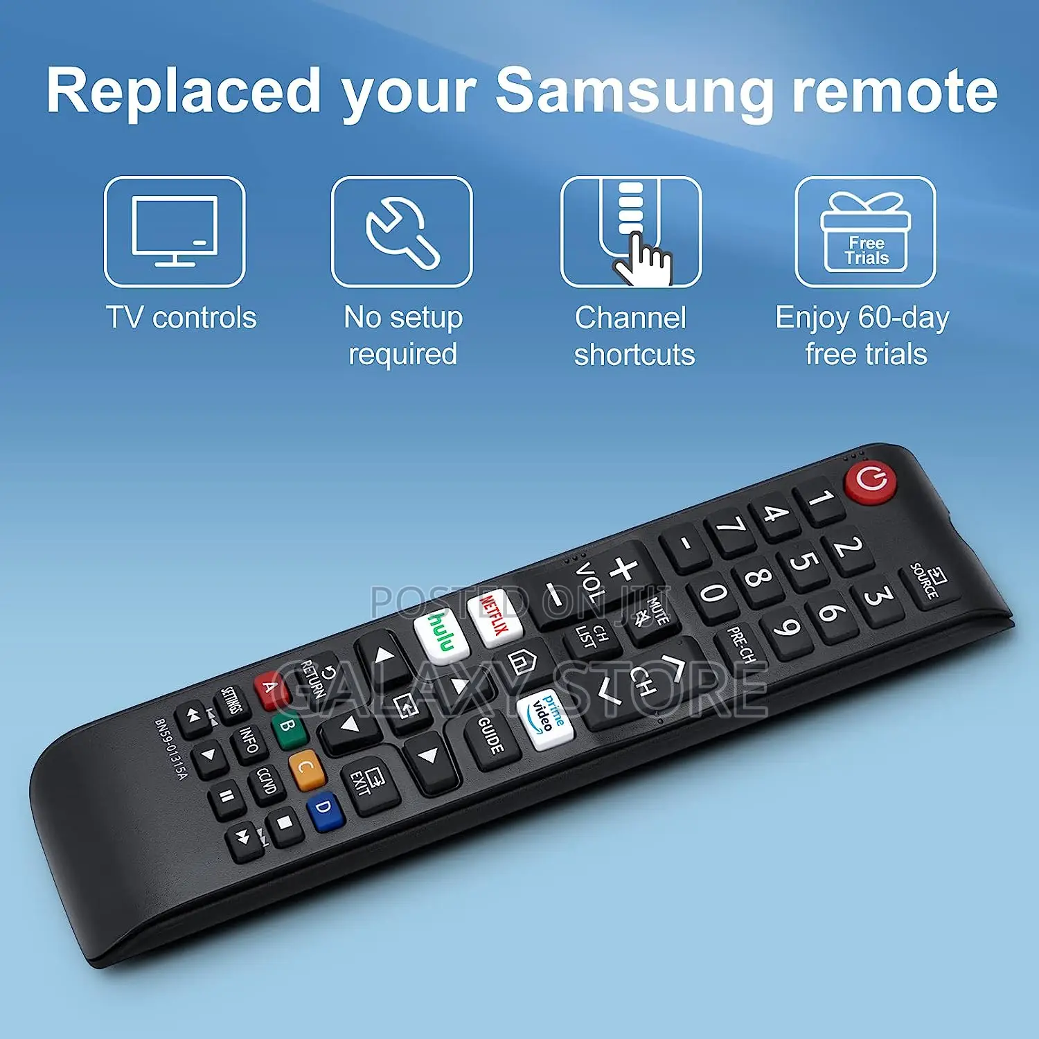 New Universal Remote For All Samsung TV Remote, Replacement
