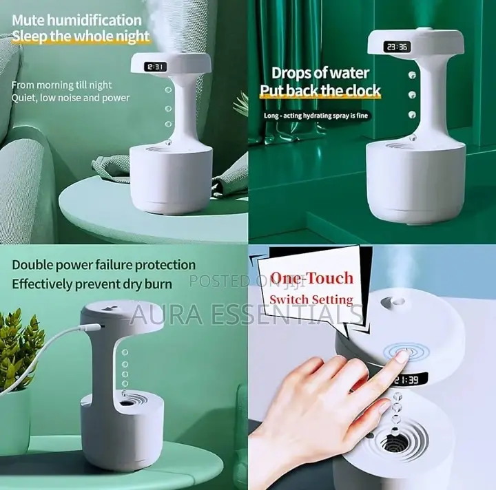 New Anti-Gravity Rain Cloud Humidifier