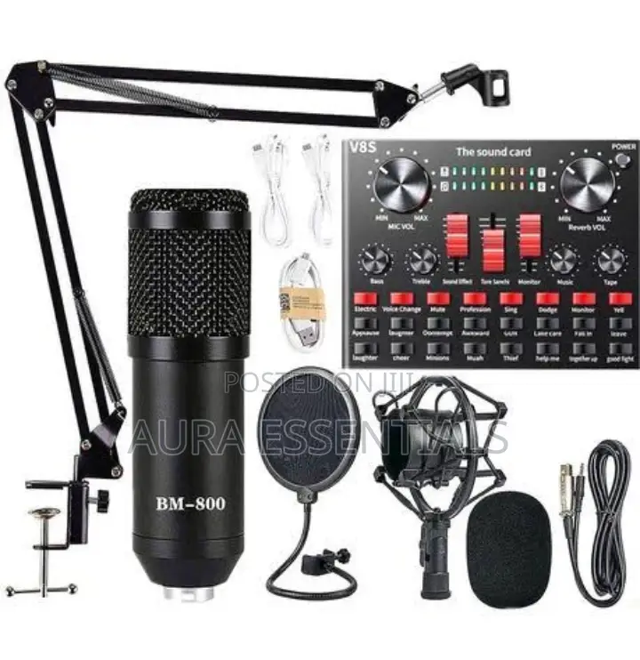 High Quality BM 800 Microphone Condenser Set
