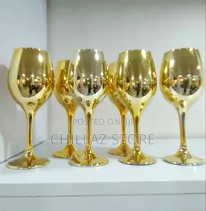 Gold Wine Glasses 12pcs Dozen