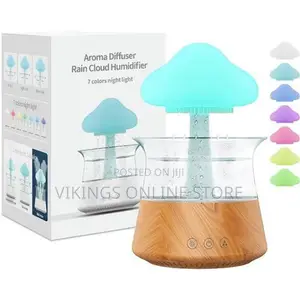 Rain Cloud USB Night Light Humidifier for Rooms