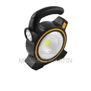 Solar Rechargeable Black Led Flood Light.