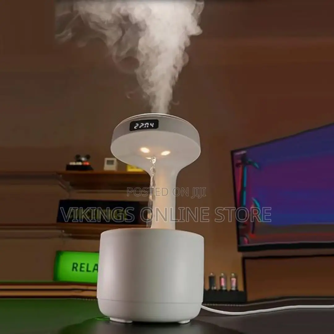 Anti-Gravity Humidifier With Clock