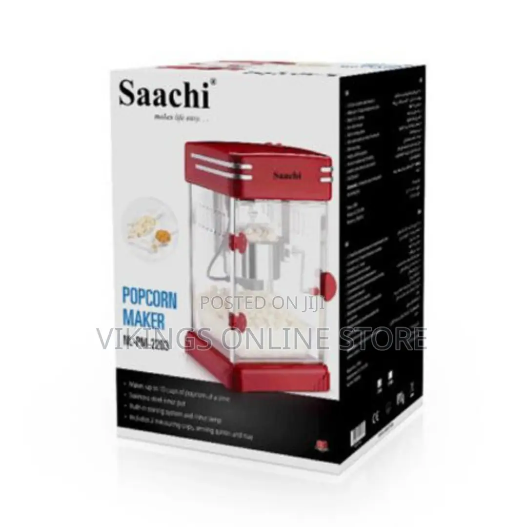 Saachi Popcorn Maker Popper Machine- Multi-Colour