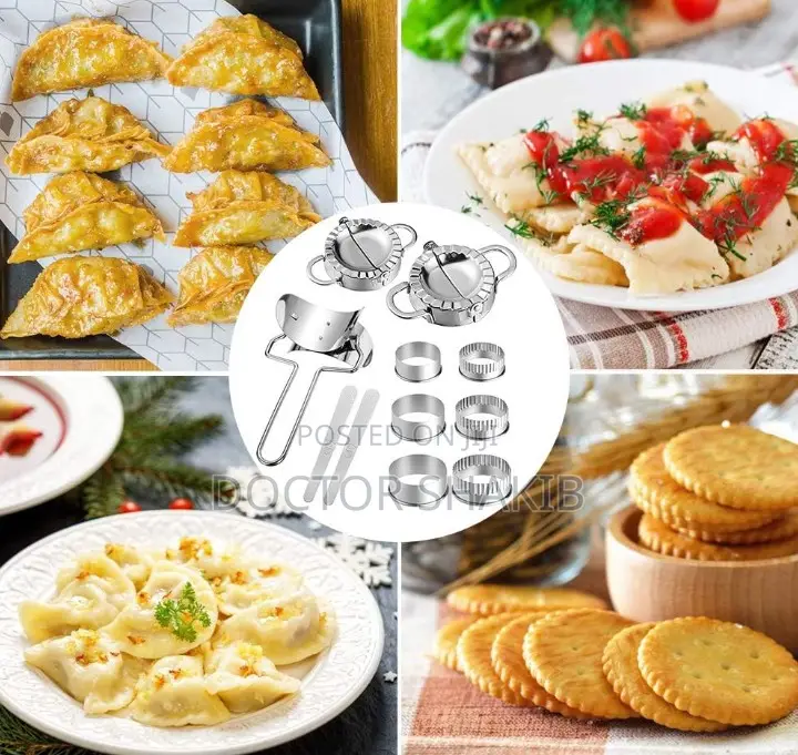 Stainless Steel Dumpling Mold/ Maker Set
