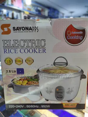 Sayona Rice Cooker With Steamer/Sayona Rice Cooker 2.8l