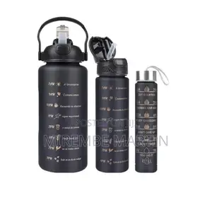 3pcs Motivational Sports Bottles.
