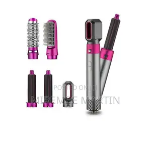 5in1 Hair Dryer and Hot Brush Wrap.