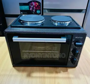 Blue Frame 45litres Automatic Electric Oven With 2hotplates