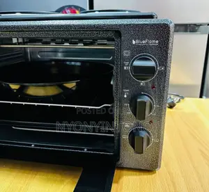 Blue Frame 45litres Automatic Electric Oven With 2hotplates