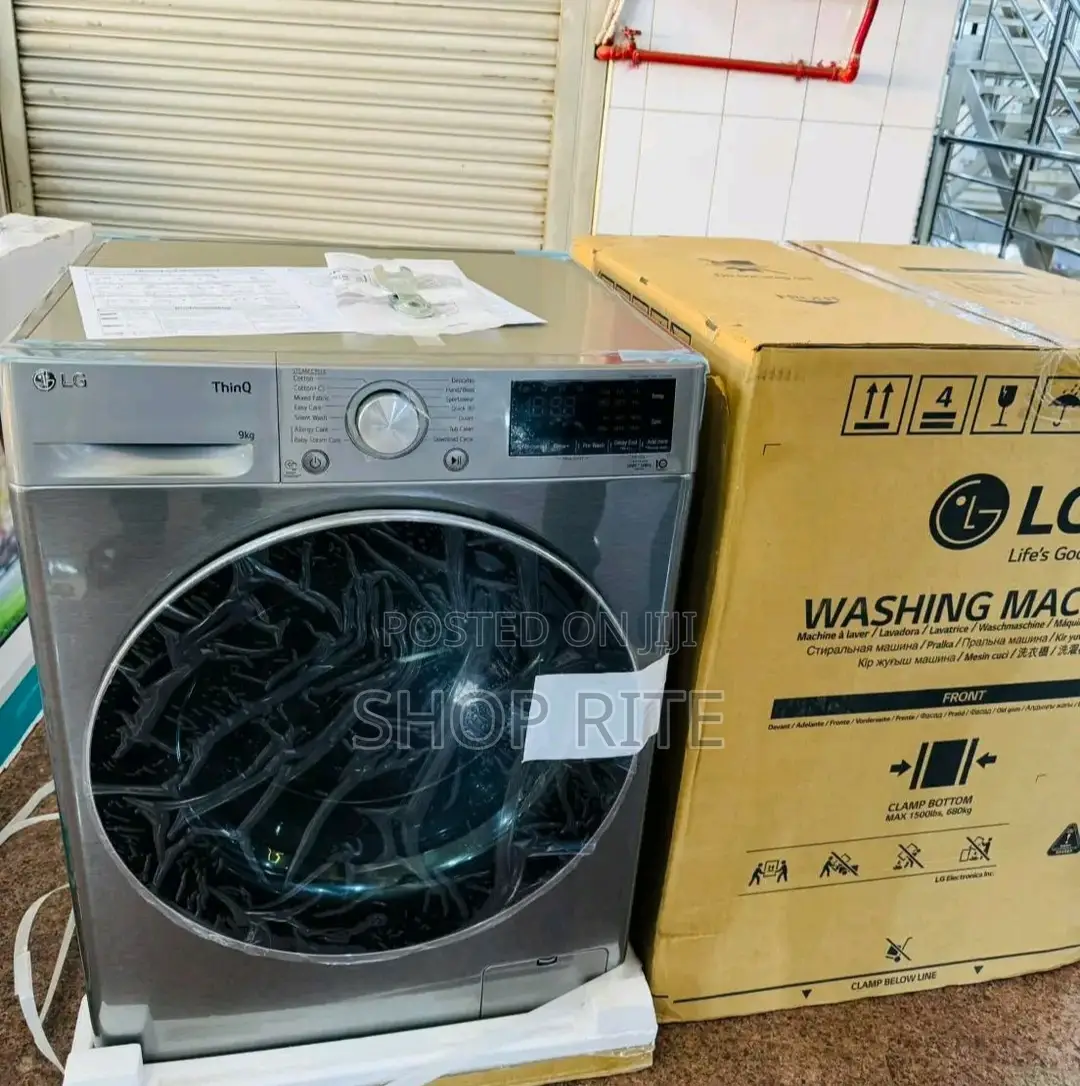 LG Automatic Washing Machine's 9kgs Front Loader
