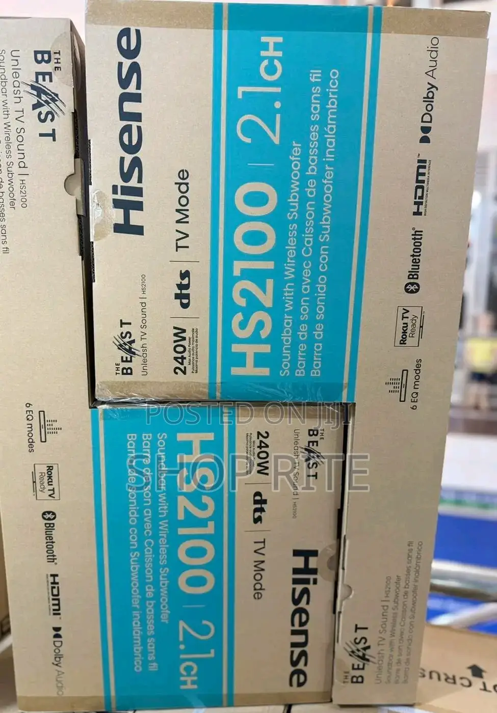 Hisense 2.1 Original Bluetooth Soundbar Systems