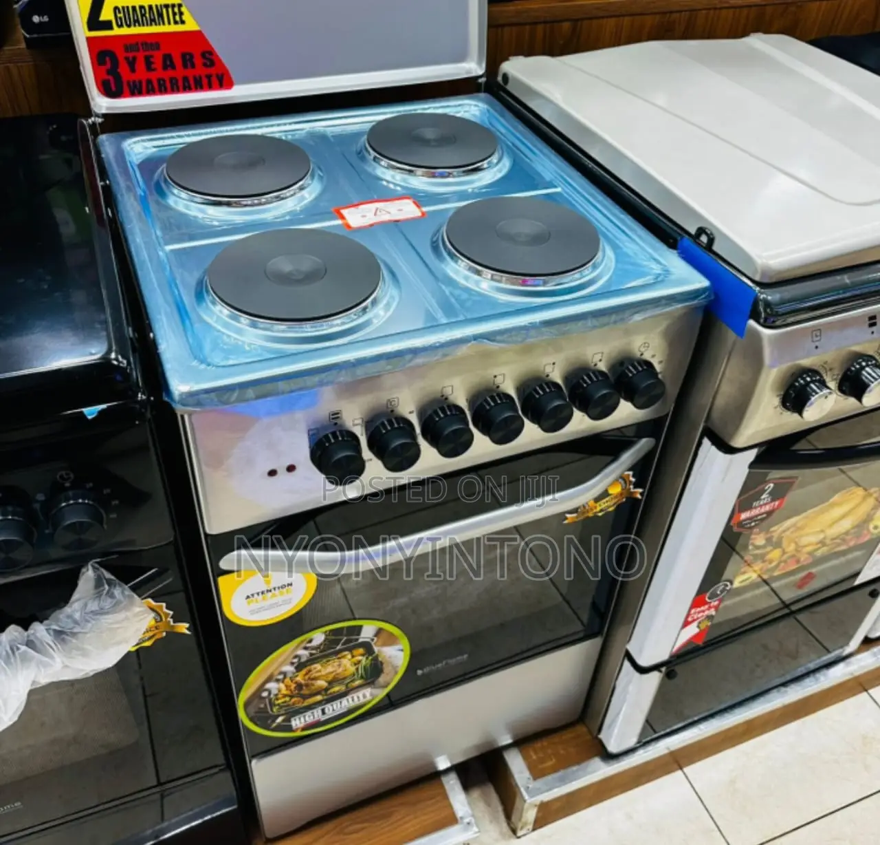 Blue Frame 50*50 Full Electric Cooker With Oven.