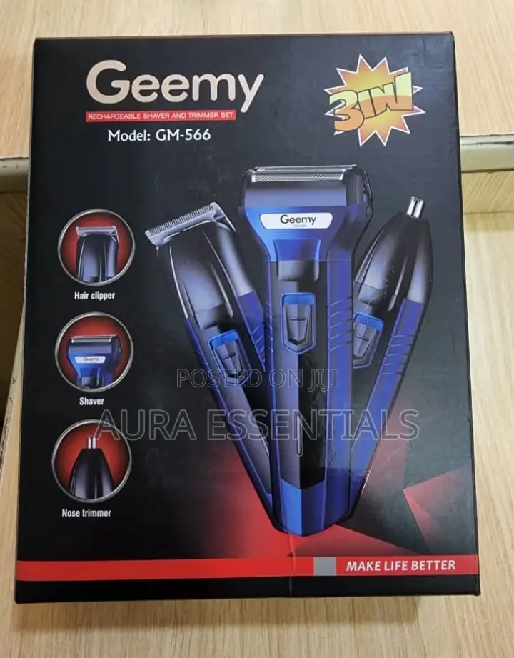 NEW Geemy 3 in 1 Rechargeable Shaver