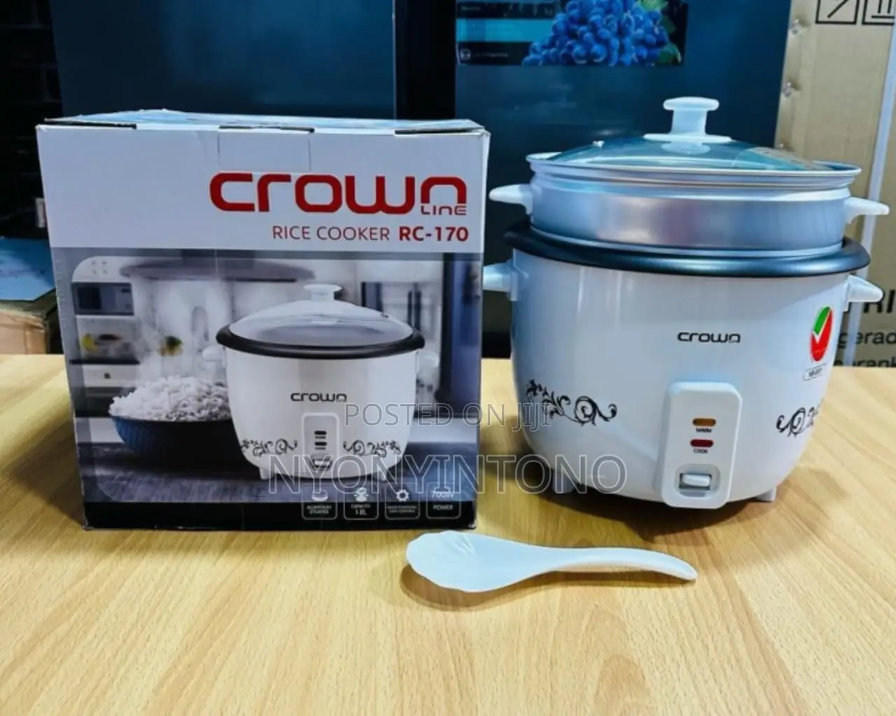 Crown Line Automatic 1.8 Litres Rice Cooker