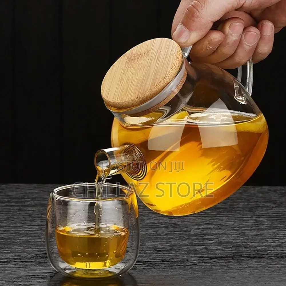 Thermo Glass Tea Pot Bland New