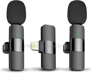 Professional Wireless Lavalier Lapel Microphone for iPhone