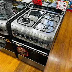 Blueflame Cooker 3gas 1electric 50x60cm Stainless Steel 5631