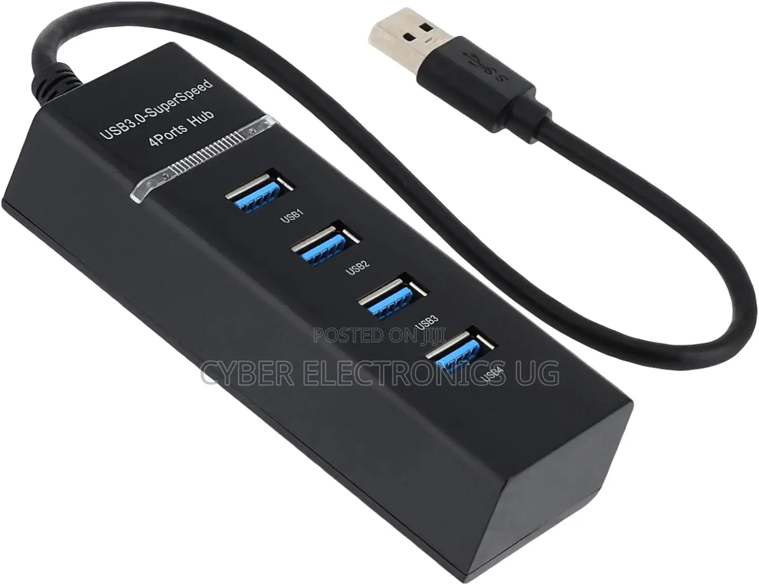 4-Port USB 3.0 Ultra-Slim Data Hub With 30cm Extended Cable