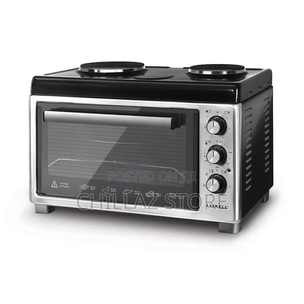 Electric Oven 36litres With Two Hotplates
