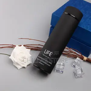 450ml Life Thermos Flask- Black